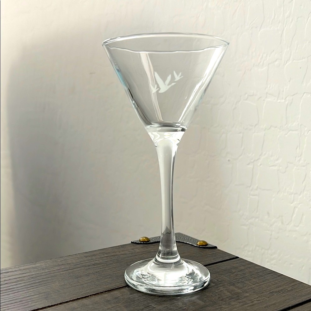 Limited Edition Grey Goose Crystal Martini Glass